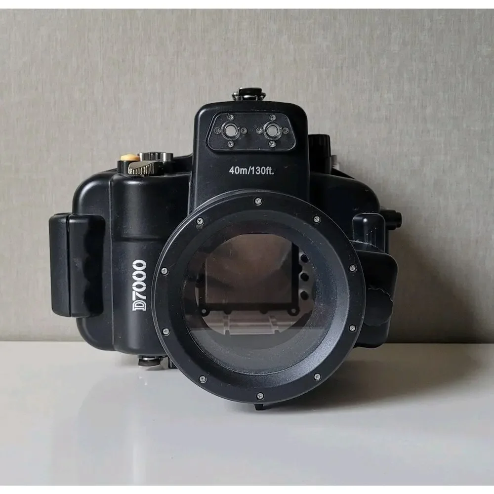 Nikon D7000 DSLR Meikon Underwater Housing For Camera 40m/130ft Snorkeling *Read